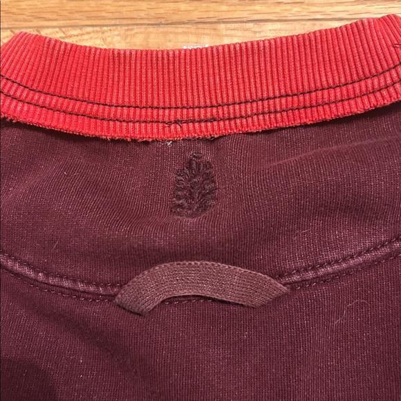 Free People x Pure Barre Sweatshirt Intercept pullover. Oxblood red. Medium - Picture 5 of 5